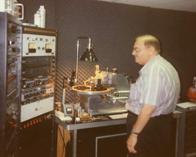 Ron Murphy at work